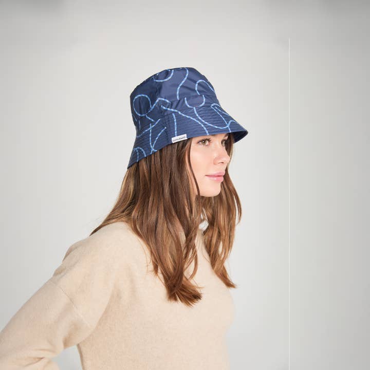 Clima Umbrellas - Wholesale Bucket hat – Women's - Reversible Waterproof Foldable Hat with Storage Bag2