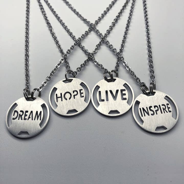 ATHLETE INSPIRED, Inc. – wholesale Hänge-/berlockhalsband – HOPE Halsband - Rostfritt stål