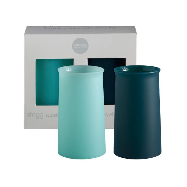 mist + ink | stegg | silicone unbreakable highball glasses for wholesale by Porter Green | USA
