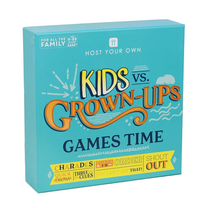 Talking Tables USA - Wholesale Board Game - Kids vs Adult Family Games Night | Board Game |