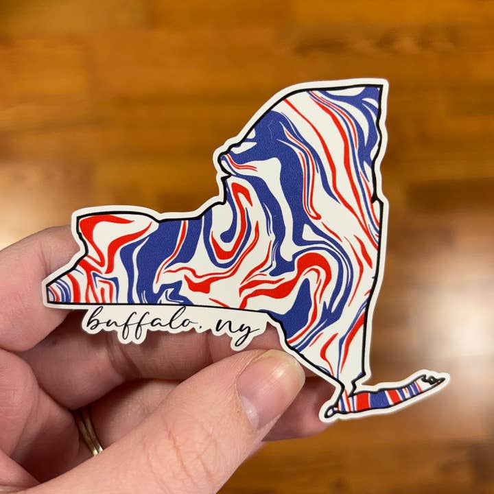NYS Marble Sticker/Magnet | Car Sticker | Buffalo for wholesale by MVM Graphics
