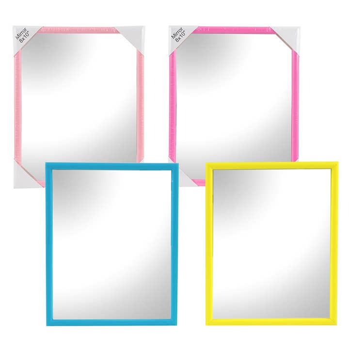 Mirror- 8'x10''- 4 Assorted Colors for wholesale by Deluxe Import Trading