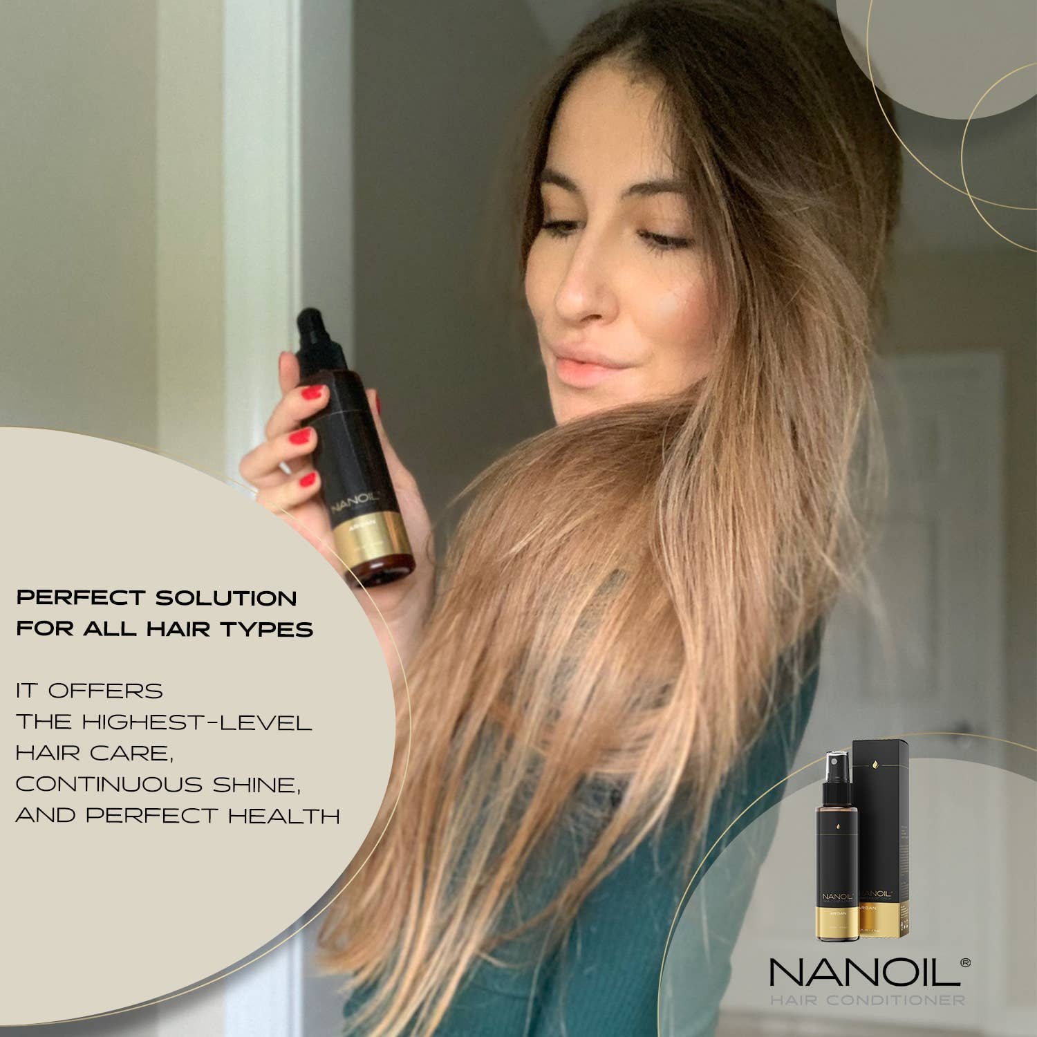 Everett Cosmetics - Wholesale Hair Conditioner - Nanoil Argan Hair Conditioner: Bi-Phase Hair Conditioner3