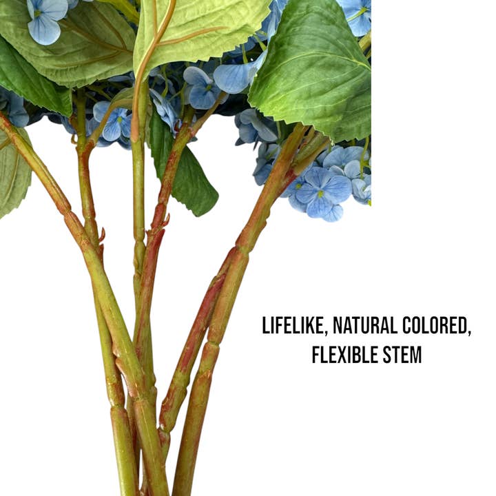 Angel Isabella - Wholesale Artificial Flowers - 18" Ultra Realistic Real Touch Artificial Hydrangea