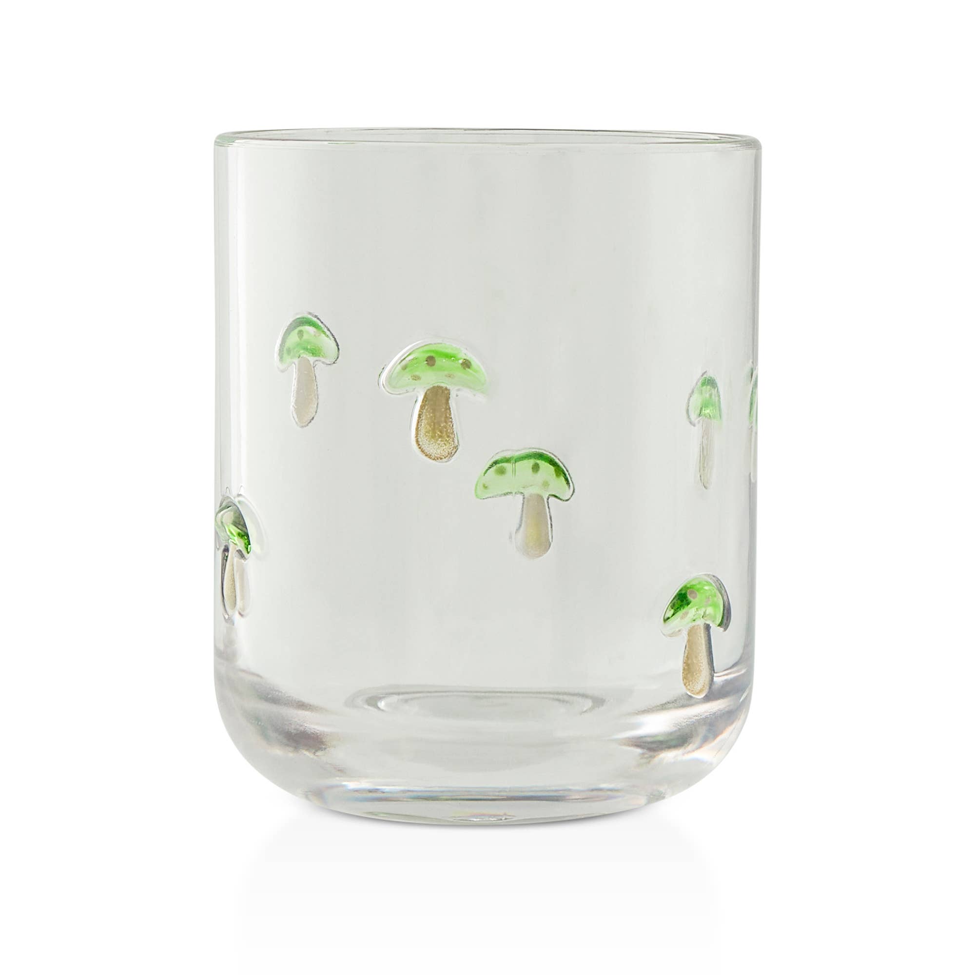 Core Home - Wholesale Drinking Glass/Cup - 4pk 13.5oz Embossed Tumbler - Green Mushroom3
