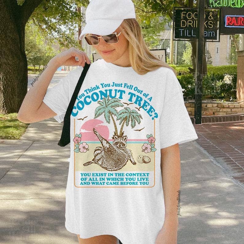 TheKingShirt - Wholesale Tunic - Women's - Coconut Tree Fall Meme Tee - Kamala Harris 2024 Shirt2
