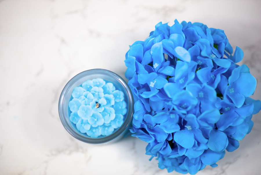 Multifaceted™ Artisan Candles - Wholesale Jar/Filled Candle - Hydrangea Flower Candle, Eco-Friendly Candle- multiple sizes3