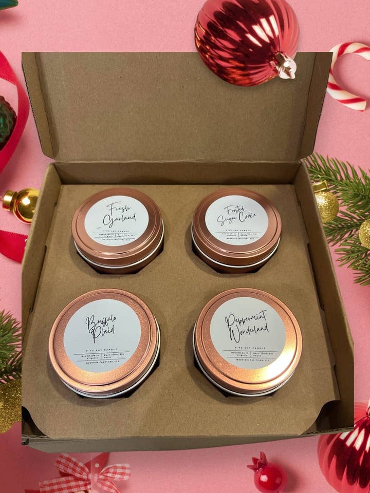 Winter Candle Pack for wholesale by Mountain Fox Finds