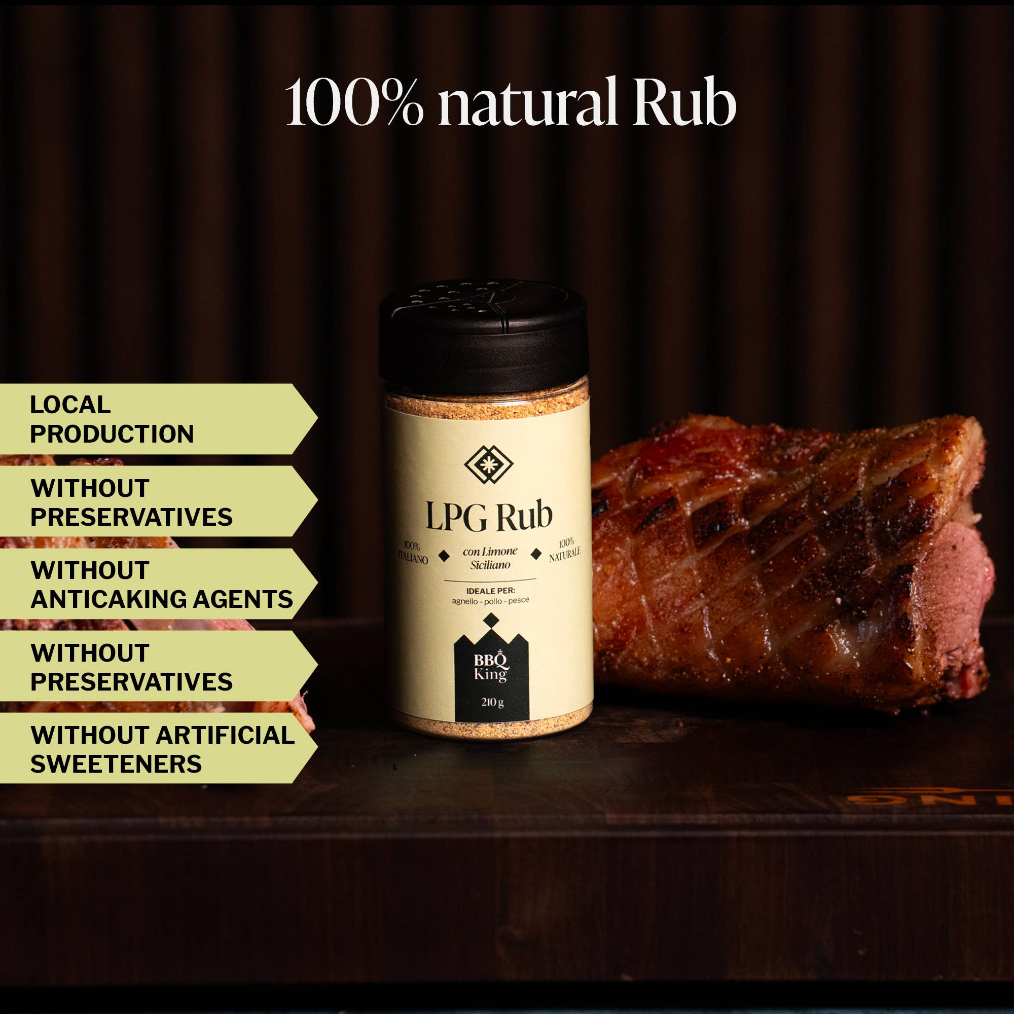 BBQ King - Wholesale Rub - LPG Rub 210 g (7.41OZ)4