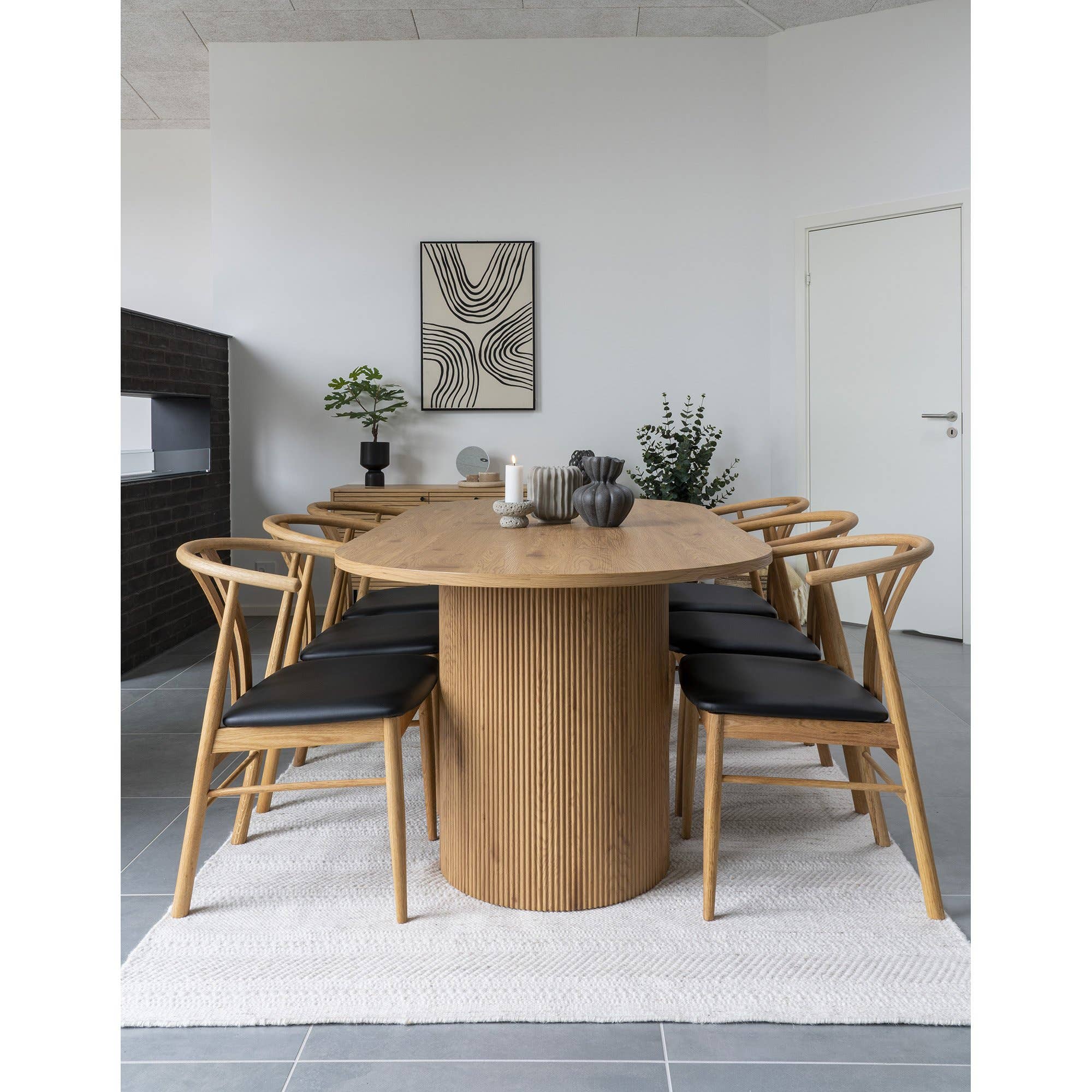 Natuurlijk Boavista eettafel - natuurlijke afwerking, 100x210x75 cm voor groothandel op Faire2