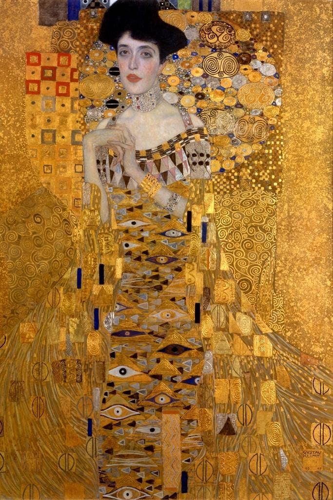 Multi Color Gustav Klimt The Woman In Gold Cool Wall Decor Art Print Poster  for wholesale on Faire0