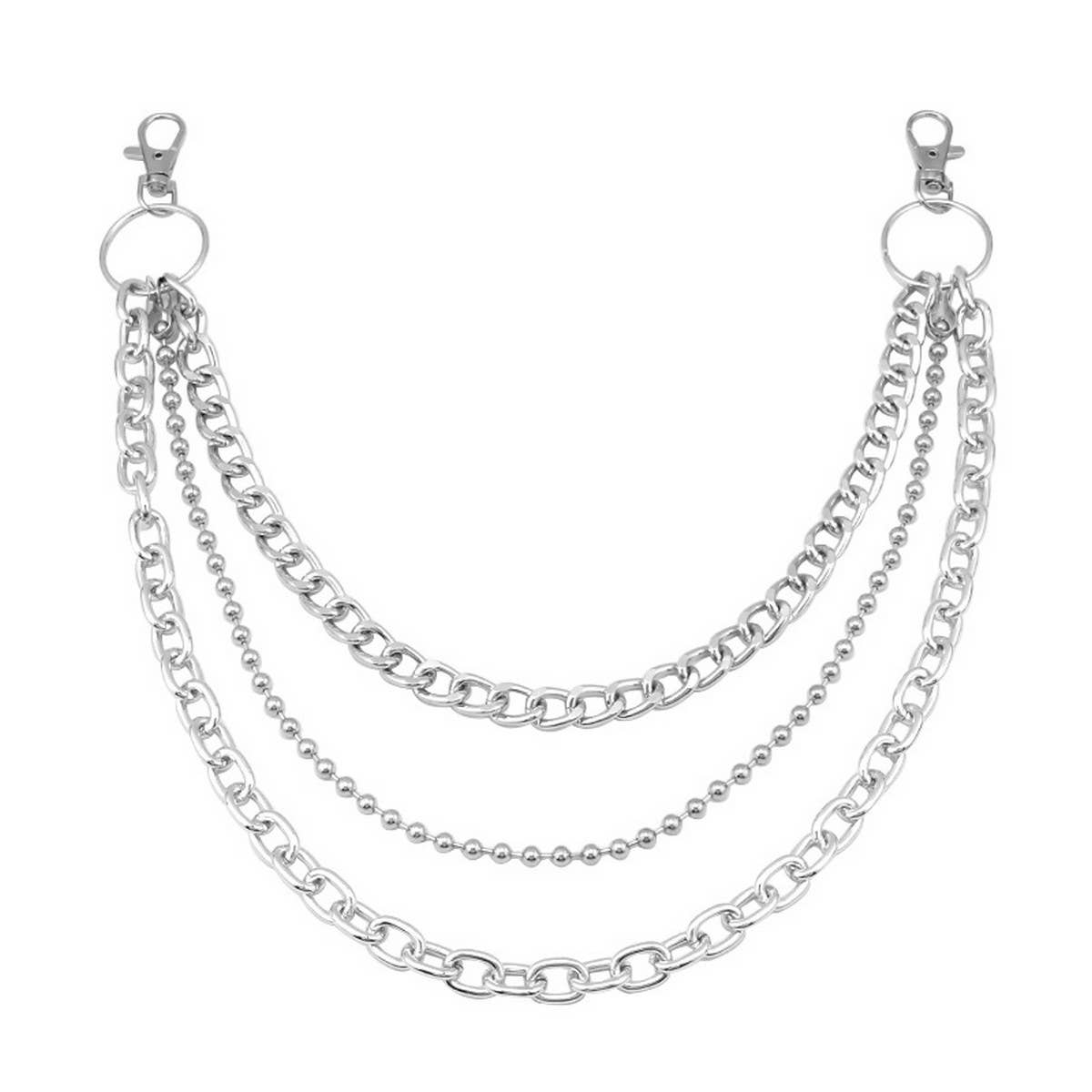 TYPE  MINIMALIST RETRO HIP HOP PANTS CHAIN_CWMM0671 for wholesale on Faire7