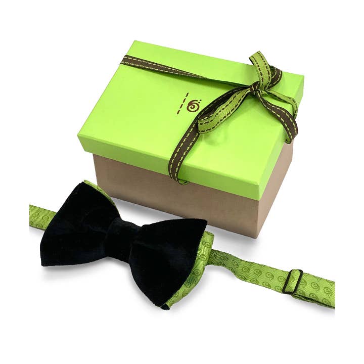 GRAVATA BORBOLETA DE VELUDO E SEDA DE DUAS CORES CÓDIGO 019 por atacado de C.C.&Co.Srl