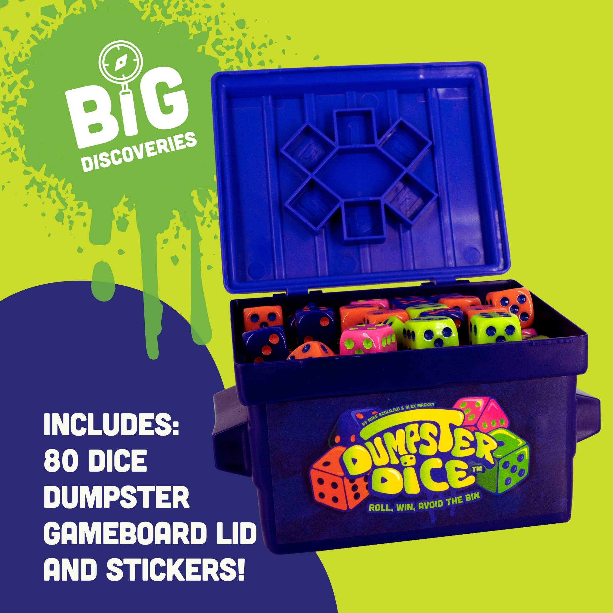 Big Discoveries / Sun Co. - Wholesale Dice - Dumpster Dice - Fast-Paced Family Dice Game 2-4 Players6