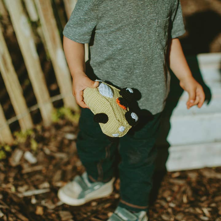 Pebblechild - Venta al por mayor Peluche - Niños y bebés - Sonajero de tractor de juguete de ganchillo para bebé3
