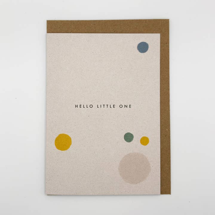 May Bear designs – wholesale Baby card – Hello Little One - Design-Led Baby Card0