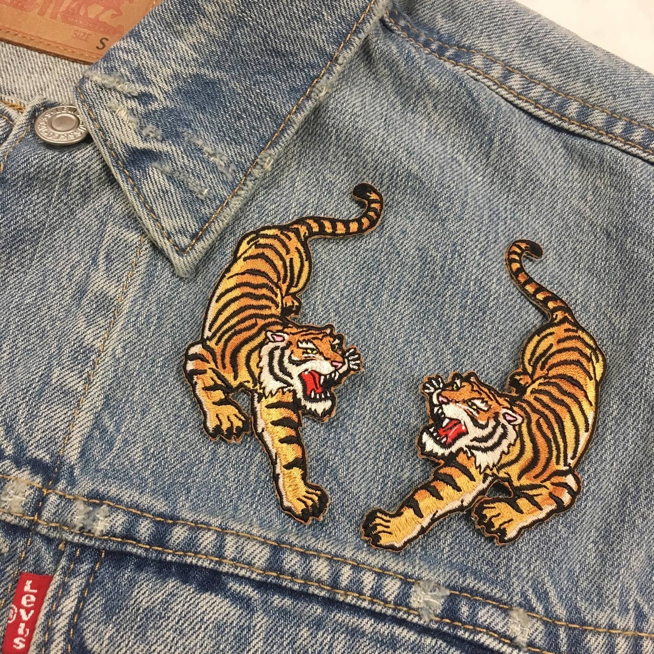 Wildflower + Co. - Wholesale Patch - Tiger Patches Set of 21