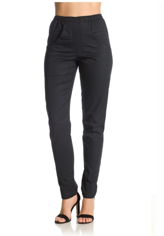 West Rose abbigliamento professionale - Wholesale Pants - Women's - LONDON BLACK WORK TROUSERS0