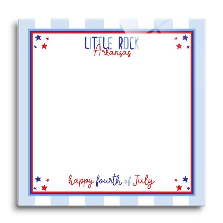 8x8 Glass Dry Erase-Love+Local 4th of July 250th Anniversary for wholesale by Love Local