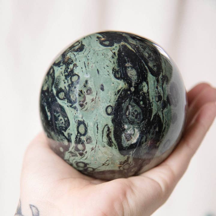 Tiny Rituals - Wholesale Spiritual Stone/Crystal - Kambaba Jasper Sphere - AAA Premium Quality28