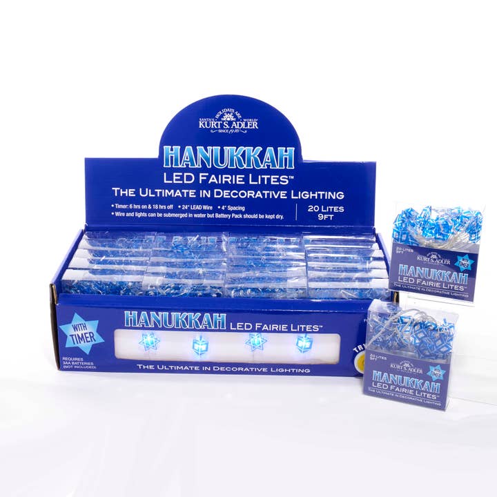 20L B/O FAIRY LED HANUKKAH LITES 2A for wholesale by Kurt S. Adler, Inc.