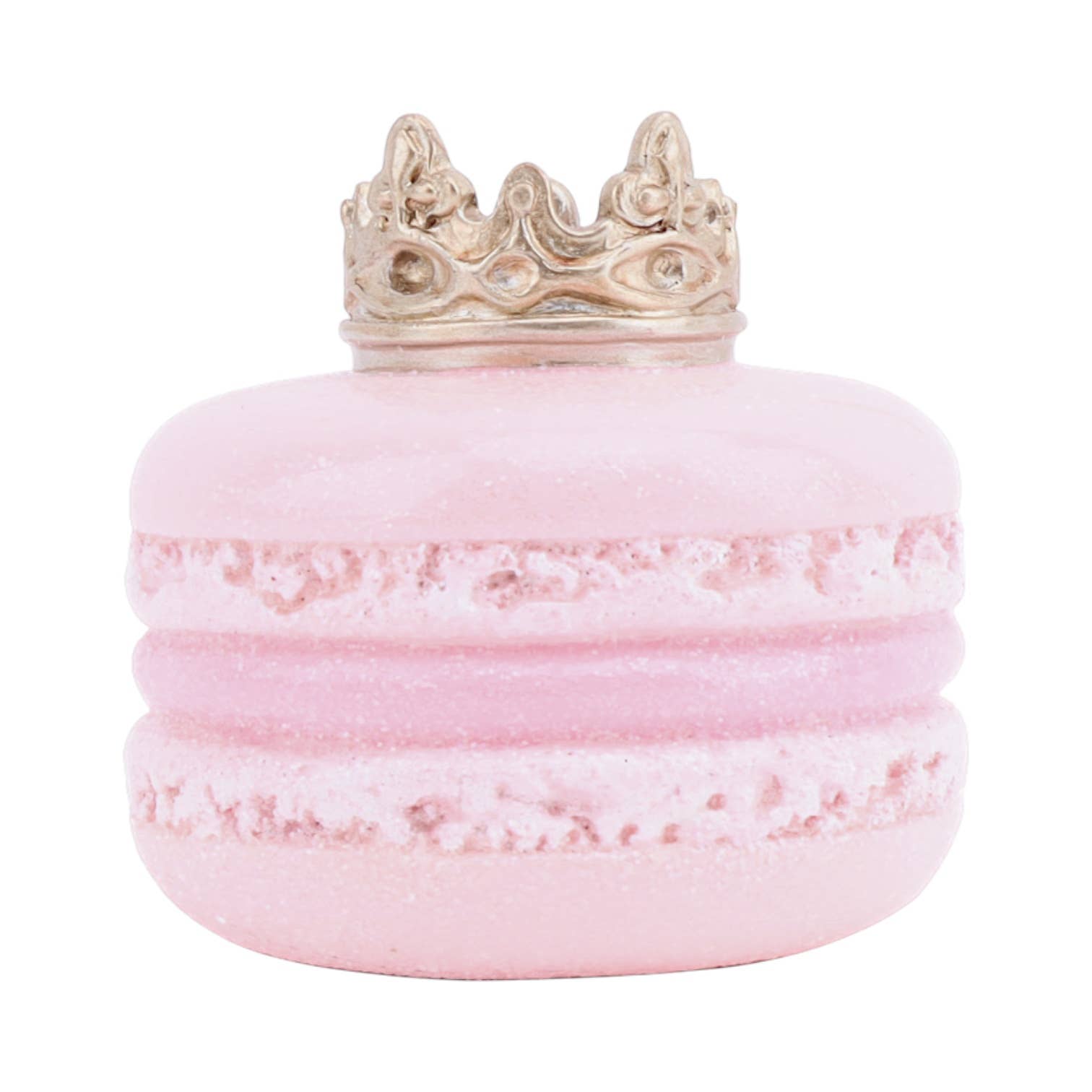 December Diamonds - Wholesale Ornament - Pink Macaron w/Gold Crown Orn