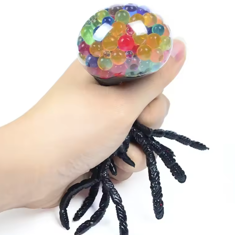 Toyarina - Wholesale Squishy toy – Kids & Baby - Black Spider Squeeze Toy – Halloween Stress Relief Gift2