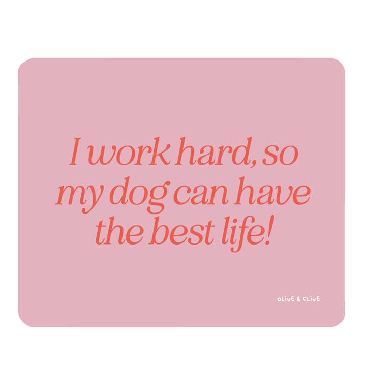 Dog - Mouse Mat for wholesale by Olive and Clive