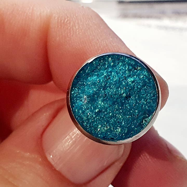 Jo Thomas Jewellery - Wholesale Cufflinks - Cufflinks with Cornish sand9