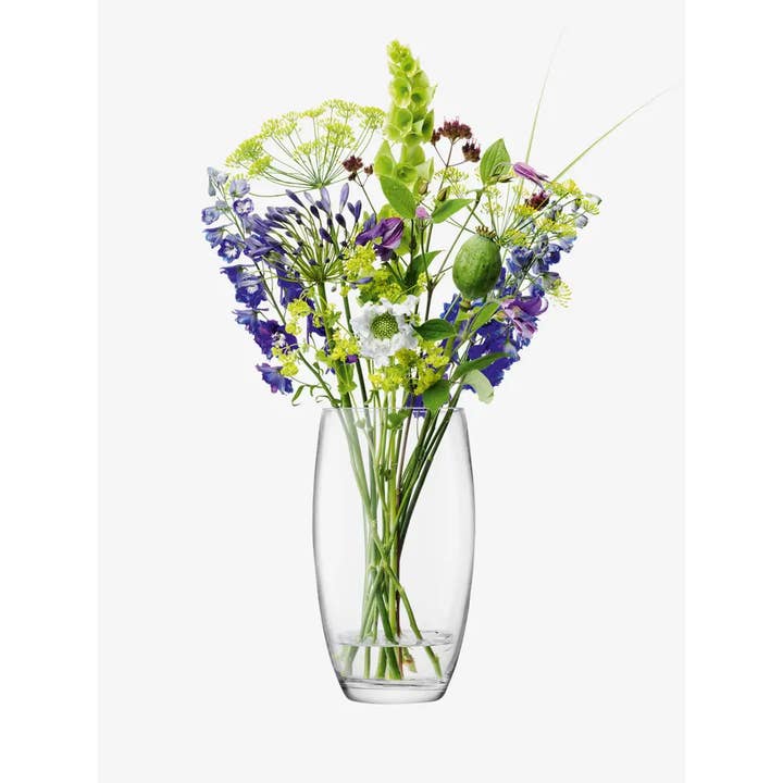 LSA International – wholesale Vase – Flower Barrel Bouquet Vase H20cm Clear1