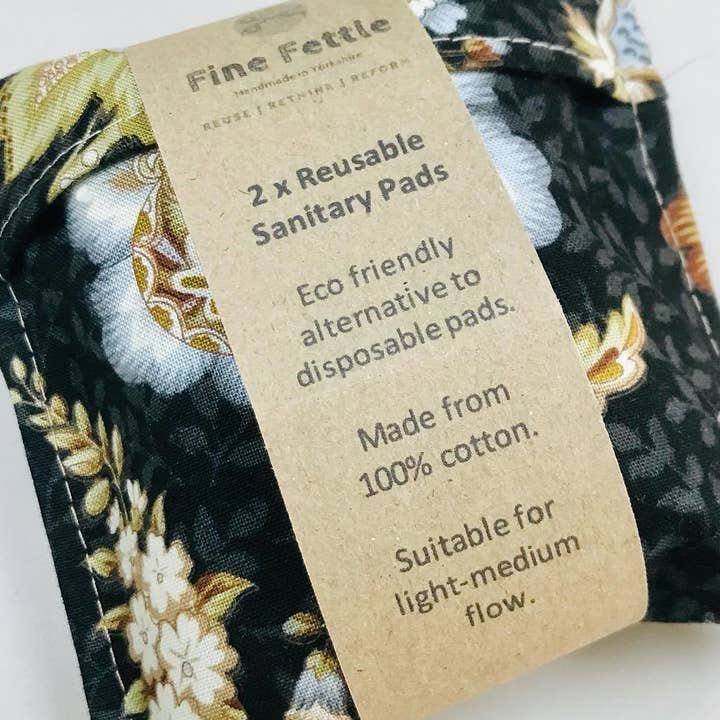 Herbruikbaar maandverband voor maandverband licht tot medium flow voor wholesale door Fine Fettle