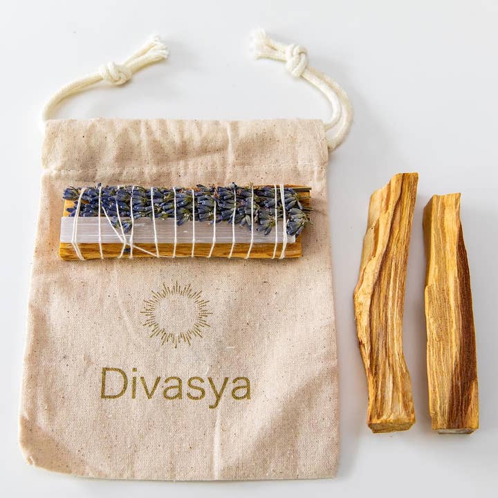 Divasya – Engroshandel Røgelse – Palo Santo Røgelse | Begyndersæt til Yoga og Meditation | Med og uden Røgelsesskål