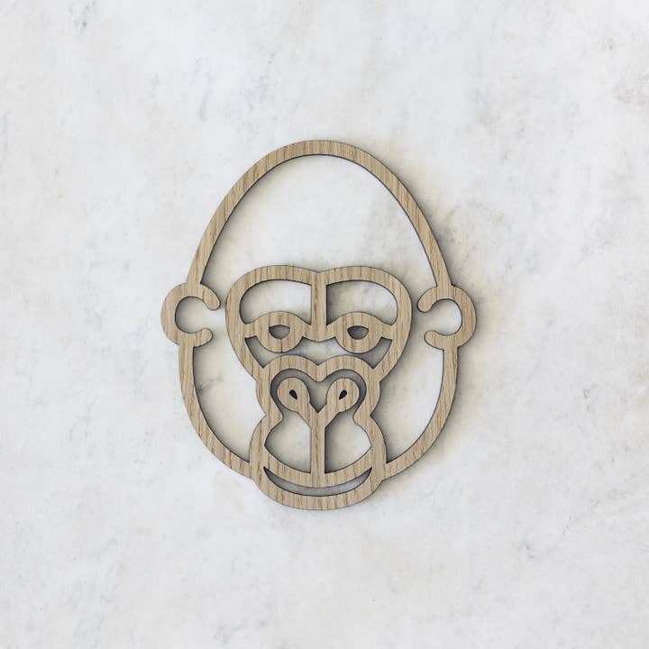 Gorilla väggdekoration för wholesale av Ellie and Lion