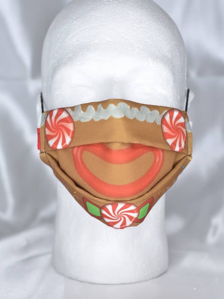 Gingerbread Face mask för wholesale av Bad Juju Mask