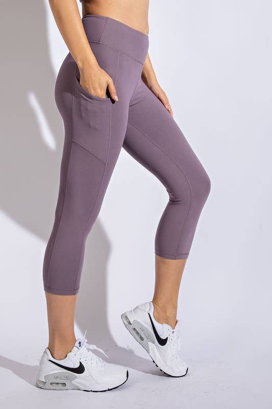 Sunday Morning – wholesale Sport-/loungeleggings – Dam – P45601PL37 Plus Size Butter Soft Caprilängds Yoga Leggings28