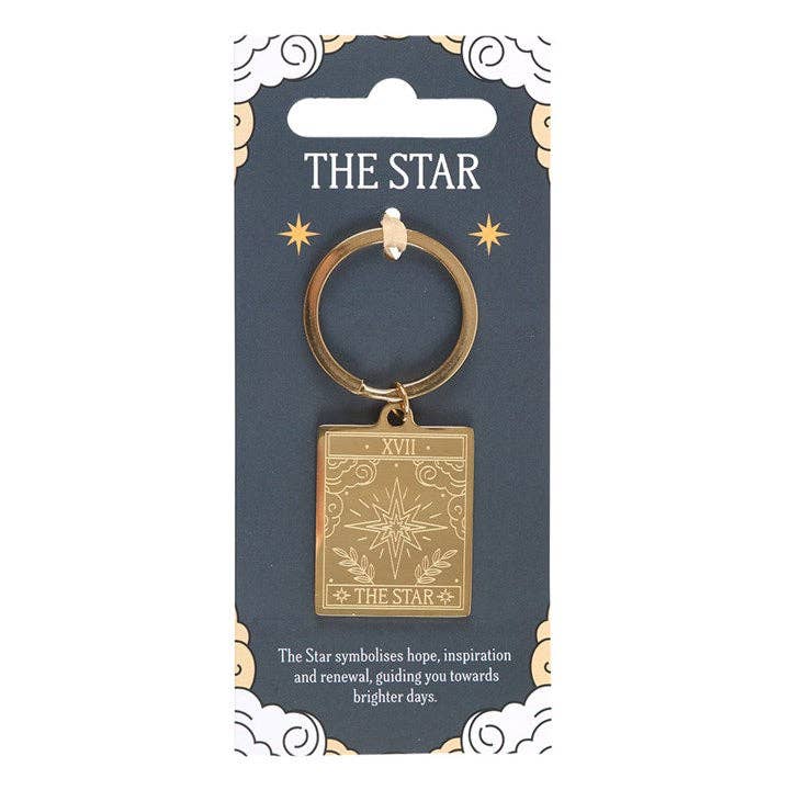 Something Different Wholesale - Wholesale Keychain - Unisex - The Star Vintage Tarot Card Keyring1