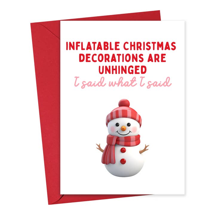 Funny Christmas Cards 2025 Holiday Greeting Cards for Her for wholesale by R is for Robo