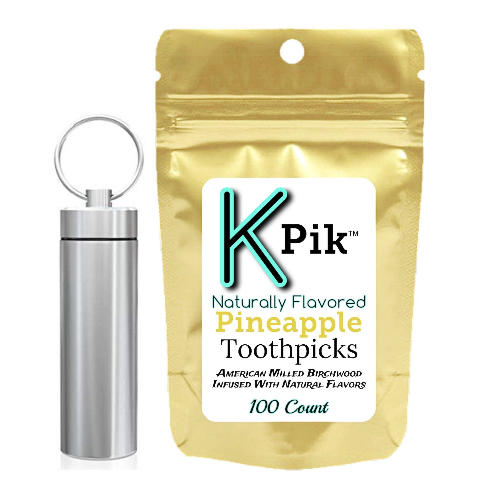 K-Pik - Vendita all'ingrosso Stuzzicadenti - Stuzzicadenti e supporto per ananas da 100 ct1