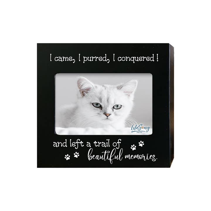 Dog Pet Urns w/ Photo, Trail of Beautiful Memories Keepsake for wholesale by LifeSong Milestones