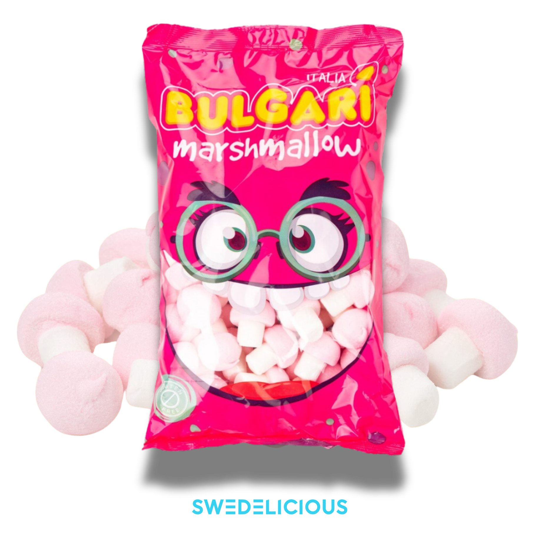 Swedelicious - Swedish Candy - Wholesale Marshmallow - Marshmallow Mushrooms - Giants - Swedish Candy1