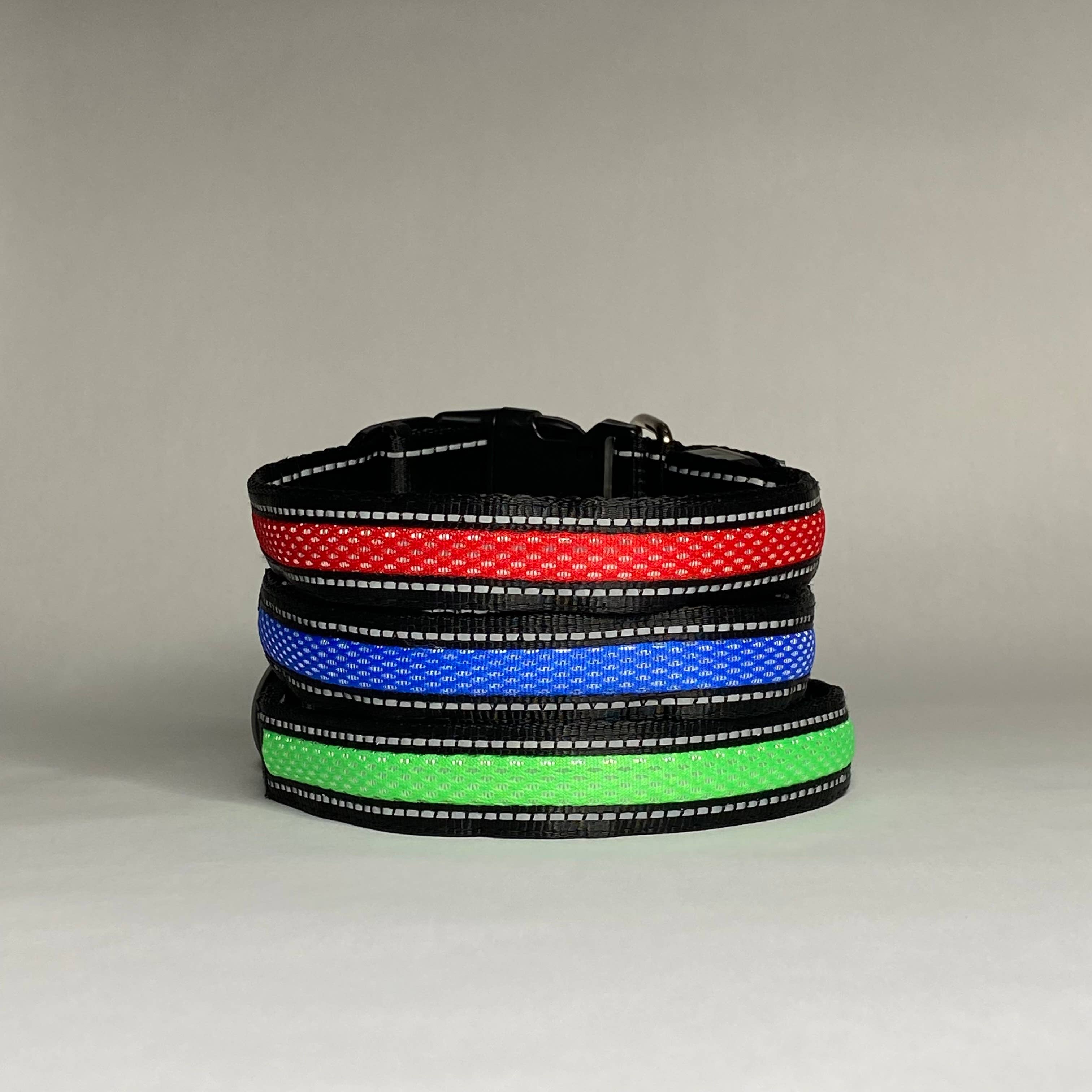 Puppy LED - Vendita all'ingrosso Collare - Cani - Collare per cani LED ricaricabile USB ad alta visibilità7