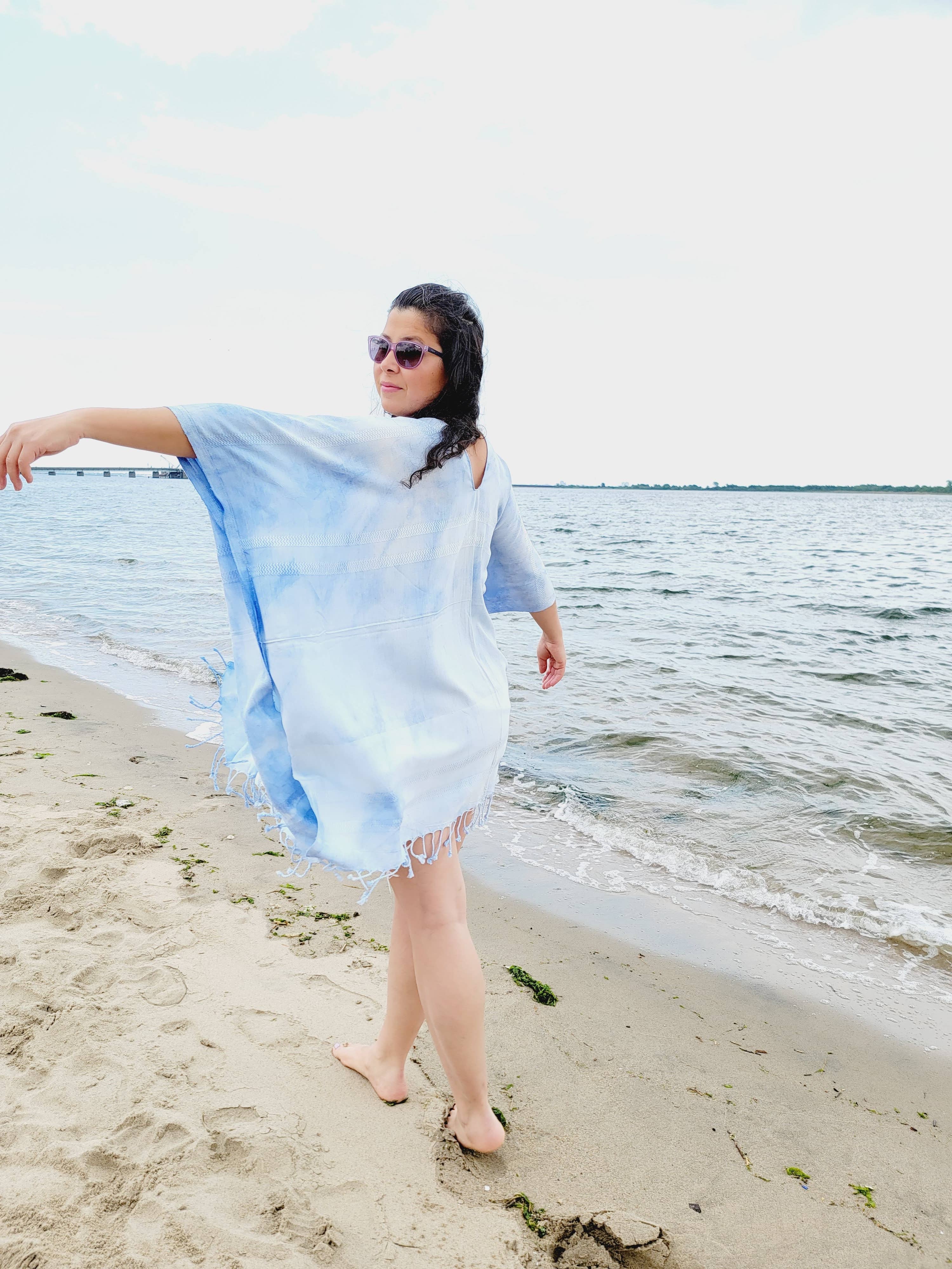 EBRU Home - Vendita all'ingrosso Copricostume - Donna - Telo da spiaggia, abito da spiaggia, copertura leggera fatta a mano8