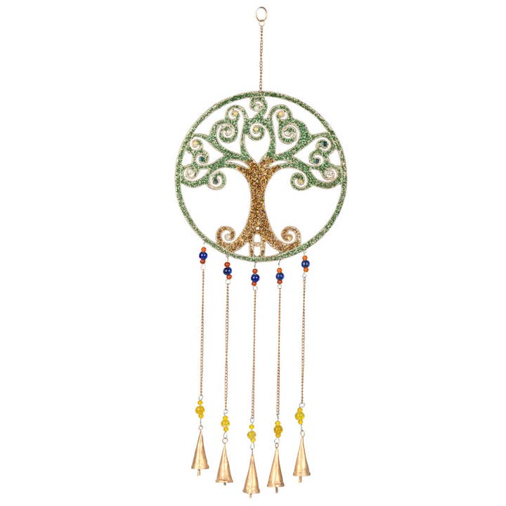 Mosaic Large Tree Of Life Windchime for wholesale by Benjamin International