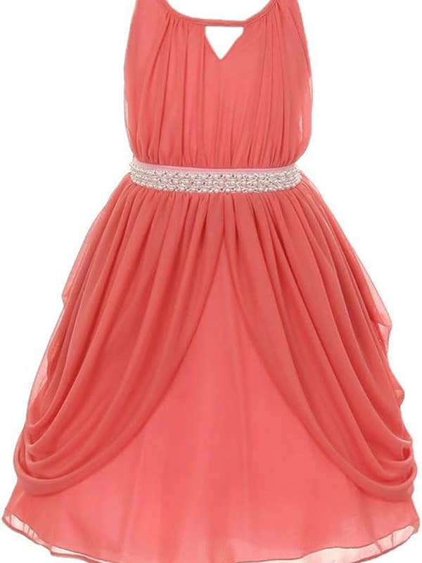 Robes de demoiselles d'honneur en mousseline de soie grecque pour filles pour la vente par iGirlDress