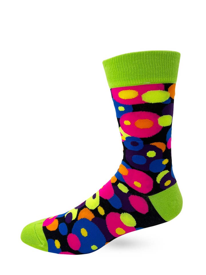 Fabdaz - Wholesale Socks - Men's - Holy Shit Balls Men's Novelty Crew Socks
