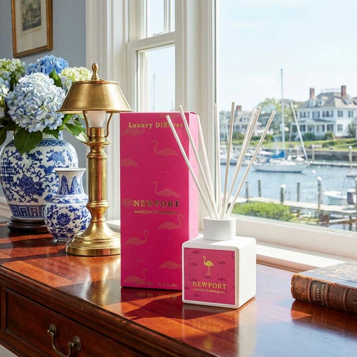 Newport - Coastal Living Diffuser (eucalyptus & lemongrass) for wholesale by Scents of Sicily