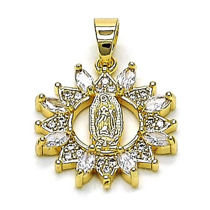 Onze-Lieve-Vrouw van Guadalupe-medaille-MD855 voor wholesale door Angelluz