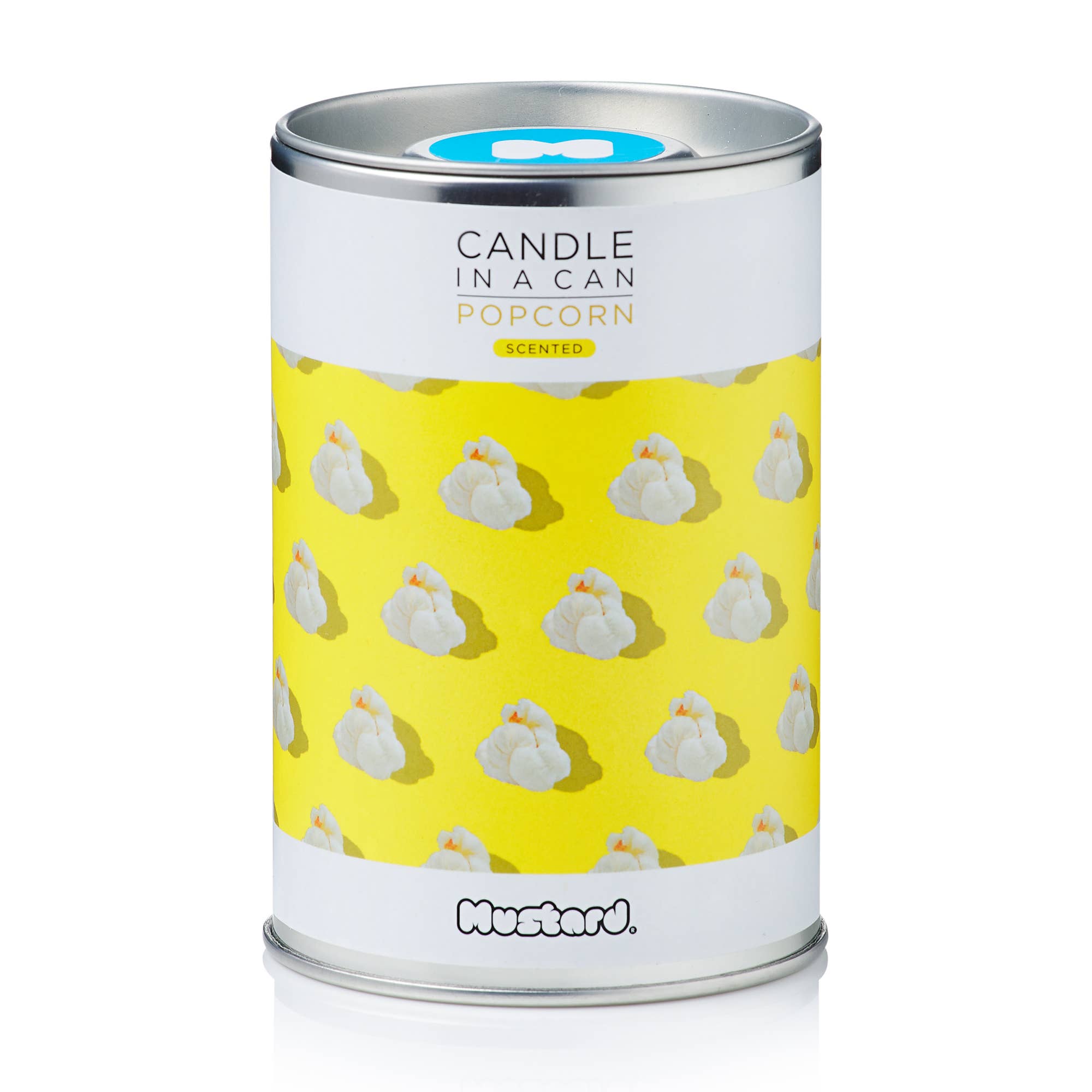 Mustard – wholesale Jar/filled candle – Candle In A Can - Popcorn0