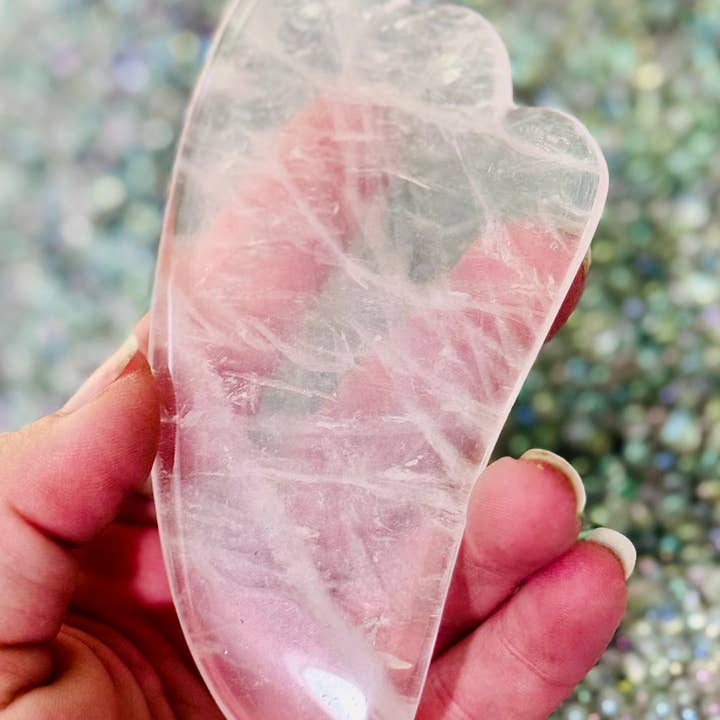 Mandala Gems - Wholesale Gua Sha Tool - Rose Quartz Gua Sha Tool2