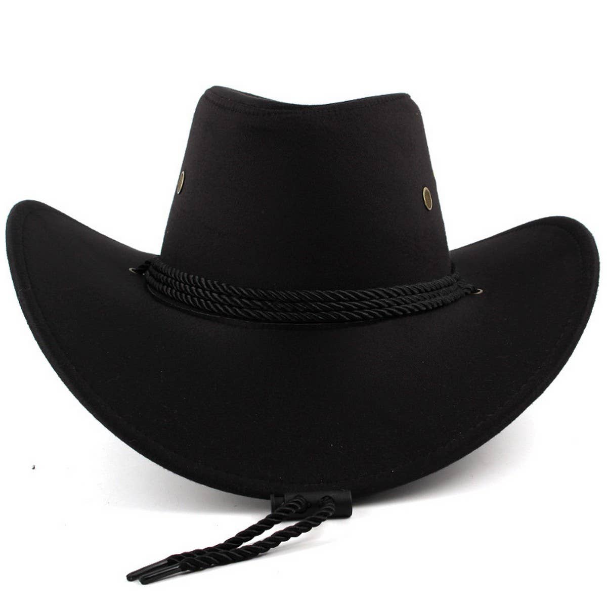 ACCITY - Wholesale Cowboy Hat - Women's - Faux Suede Western Cowboy Hat Unisex Outdoor_CWAH18914